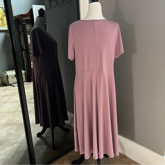 NWOT-SHEIN~Curve Maxi Dress~Size 1 XL Purple - Picture 3 of 6